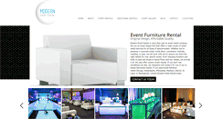 Desktop Screenshot of moderneventrental.com